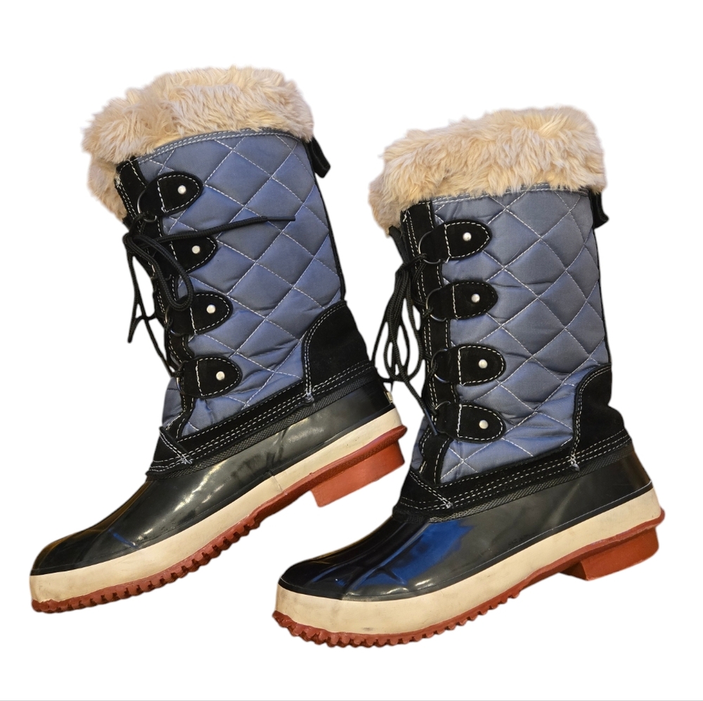 EUC! Khombu Melanie waterproof lace-up winter boots